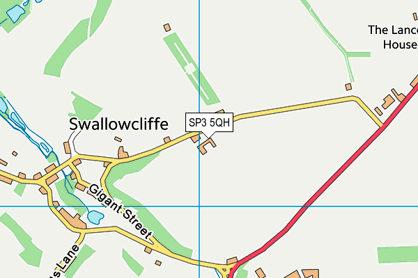 SP3 5QH map - OS VectorMap District (Ordnance Survey)