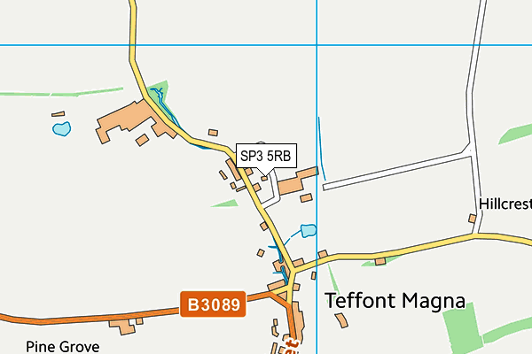 SP3 5RB map - OS VectorMap District (Ordnance Survey)
