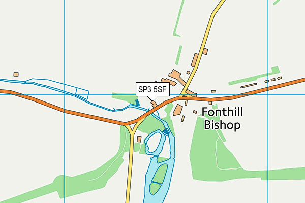 SP3 5SF map - OS VectorMap District (Ordnance Survey)