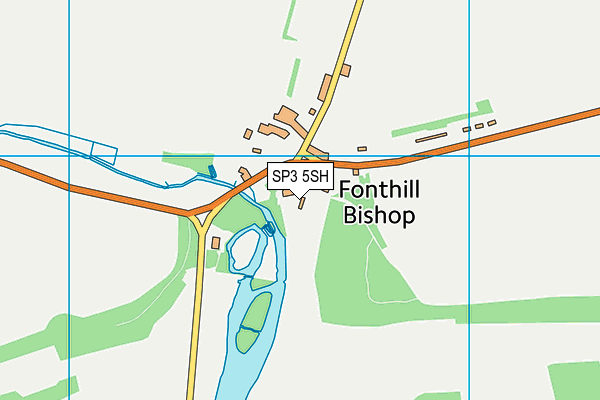 SP3 5SH map - OS VectorMap District (Ordnance Survey)