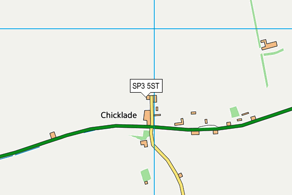 SP3 5ST map - OS VectorMap District (Ordnance Survey)