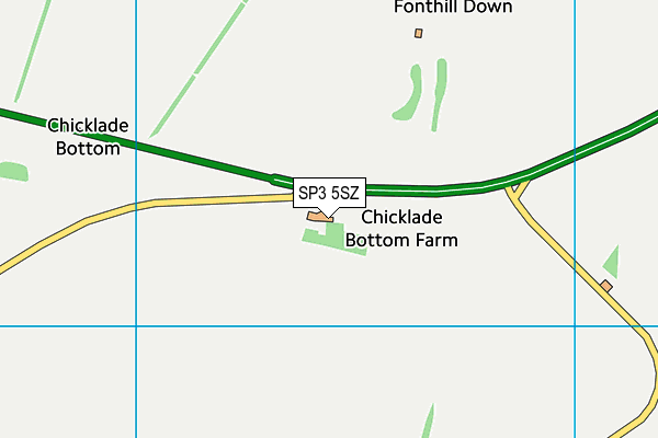 SP3 5SZ map - OS VectorMap District (Ordnance Survey)