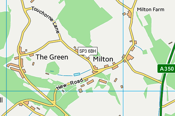 SP3 6BH map - OS VectorMap District (Ordnance Survey)