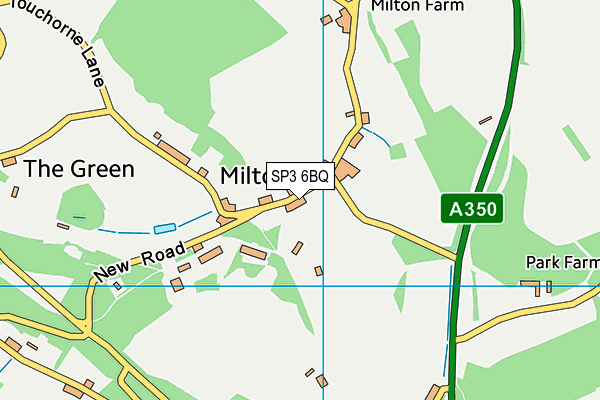 SP3 6BQ map - OS VectorMap District (Ordnance Survey)