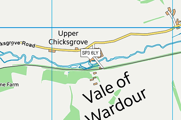 SP3 6LY map - OS VectorMap District (Ordnance Survey)