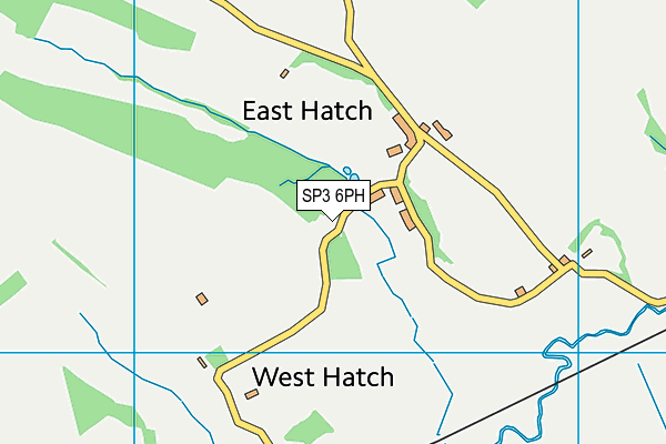 SP3 6PH map - OS VectorMap District (Ordnance Survey)