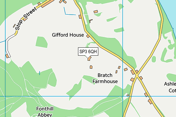 SP3 6QH map - OS VectorMap District (Ordnance Survey)