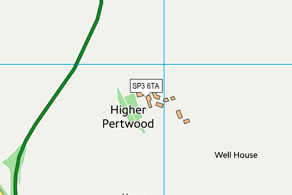 SP3 6TA map - OS VectorMap District (Ordnance Survey)