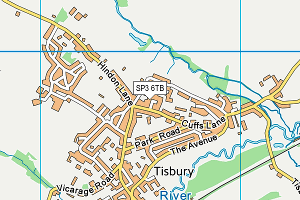 SP3 6TB map - OS VectorMap District (Ordnance Survey)