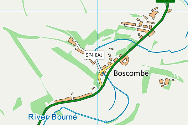 SP4 0AJ map - OS VectorMap District (Ordnance Survey)