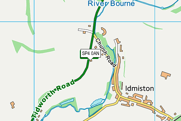 SP4 0AN map - OS VectorMap District (Ordnance Survey)