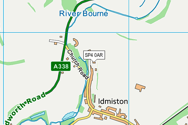 SP4 0AR map - OS VectorMap District (Ordnance Survey)