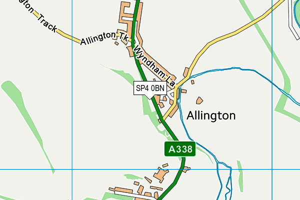 SP4 0BN map - OS VectorMap District (Ordnance Survey)