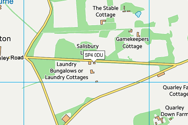 SP4 0DU map - OS VectorMap District (Ordnance Survey)