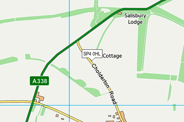 SP4 0HL map - OS VectorMap District (Ordnance Survey)