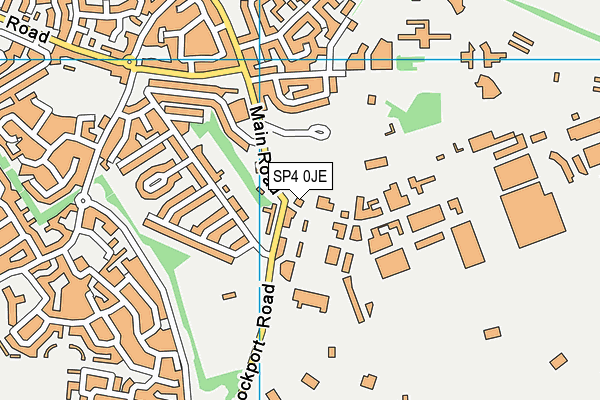 SP4 0JE map - OS VectorMap District (Ordnance Survey)