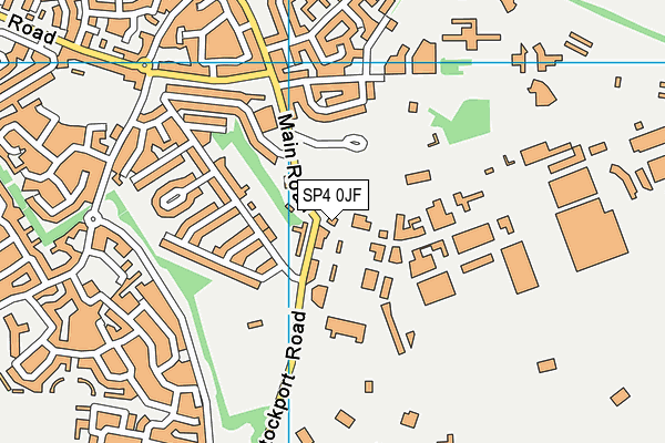 SP4 0JF map - OS VectorMap District (Ordnance Survey)