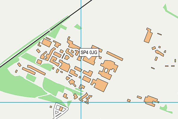 SP4 0JG map - OS VectorMap District (Ordnance Survey)