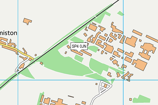 SP4 0JN map - OS VectorMap District (Ordnance Survey)