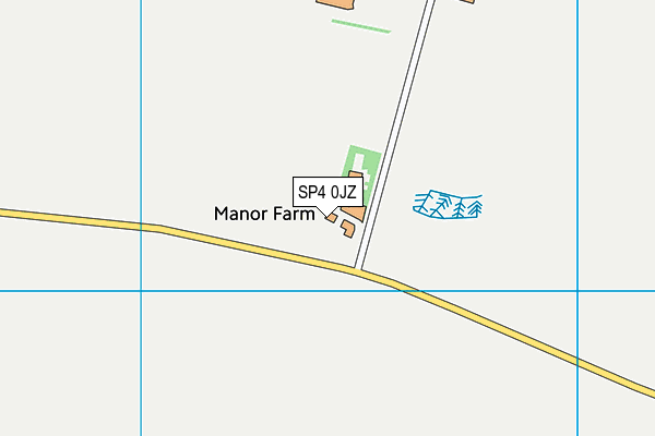 SP4 0JZ map - OS VectorMap District (Ordnance Survey)