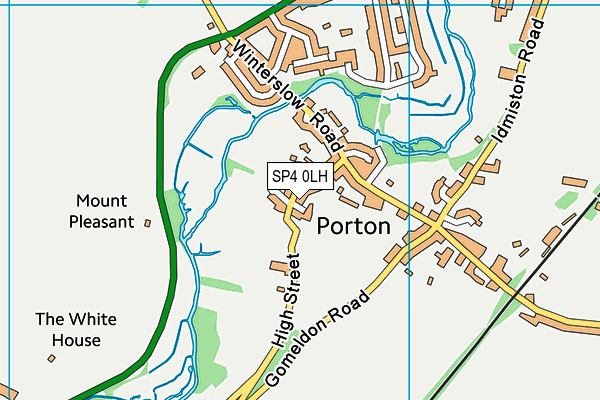 SP4 0LH map - OS VectorMap District (Ordnance Survey)