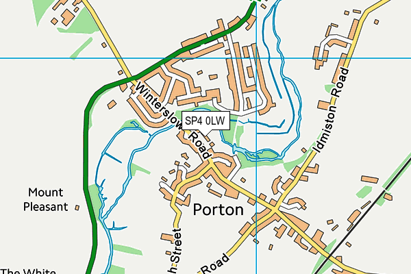 SP4 0LW map - OS VectorMap District (Ordnance Survey)