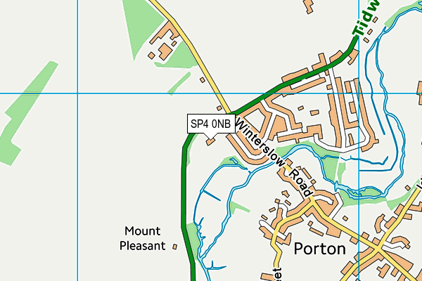 SP4 0NB map - OS VectorMap District (Ordnance Survey)