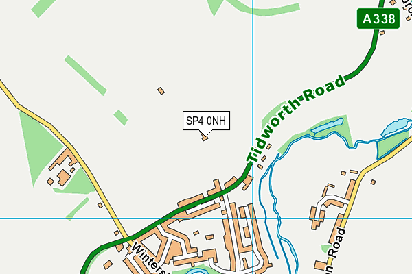 SP4 0NH map - OS VectorMap District (Ordnance Survey)