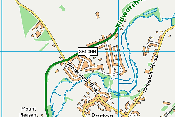 SP4 0NN map - OS VectorMap District (Ordnance Survey)