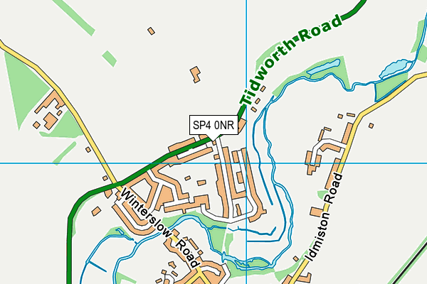 SP4 0NR map - OS VectorMap District (Ordnance Survey)