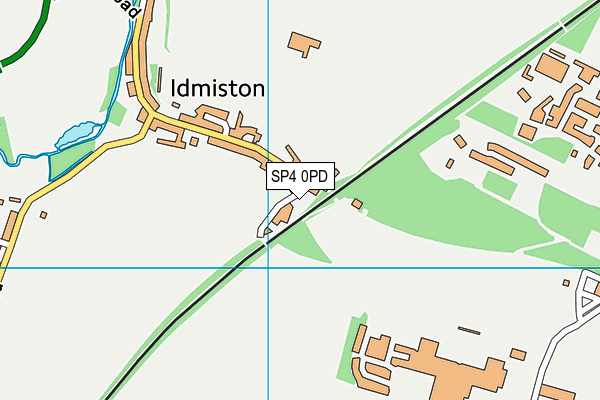 SP4 0PD map - OS VectorMap District (Ordnance Survey)