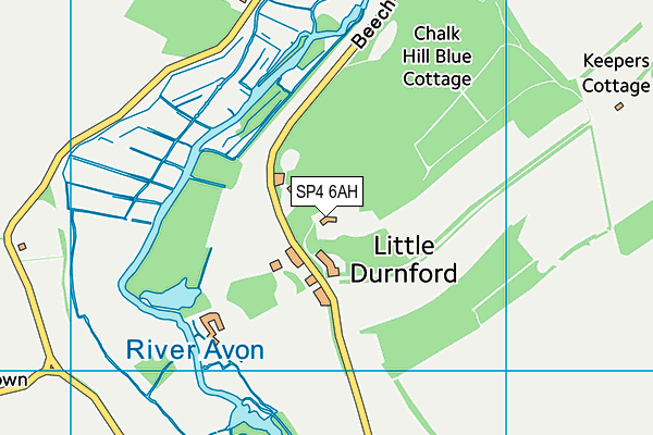 SP4 6AH map - OS VectorMap District (Ordnance Survey)