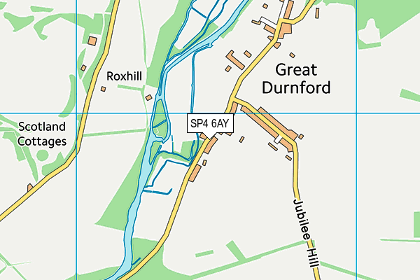 SP4 6AY map - OS VectorMap District (Ordnance Survey)