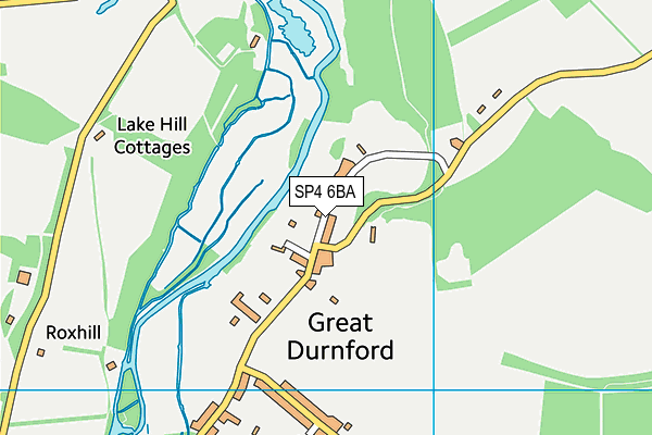 SP4 6BA map - OS VectorMap District (Ordnance Survey)