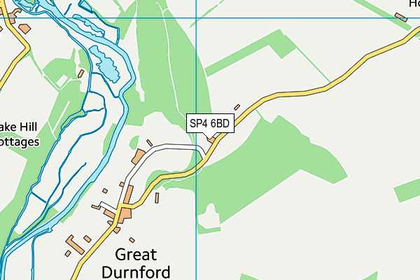 SP4 6BD map - OS VectorMap District (Ordnance Survey)