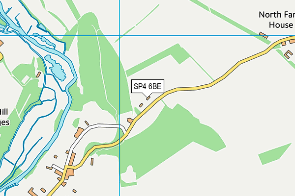 SP4 6BE map - OS VectorMap District (Ordnance Survey)