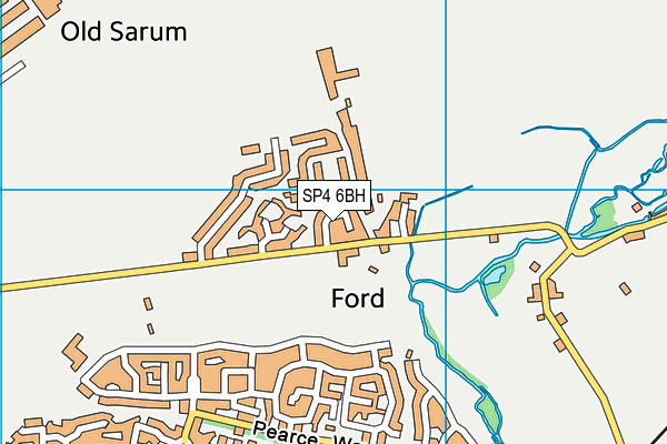 SP4 6BH map - OS VectorMap District (Ordnance Survey)