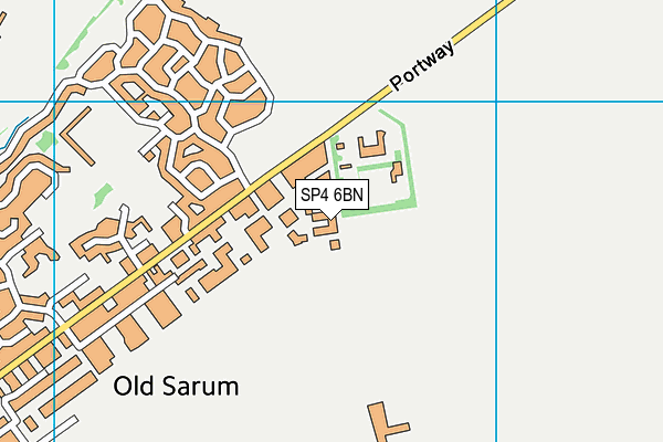 SP4 6BN map - OS VectorMap District (Ordnance Survey)