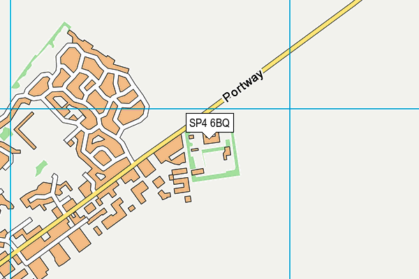 SP4 6BQ map - OS VectorMap District (Ordnance Survey)