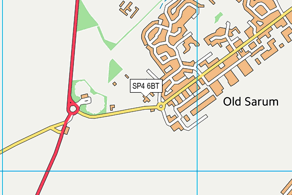 SP4 6BT map - OS VectorMap District (Ordnance Survey)