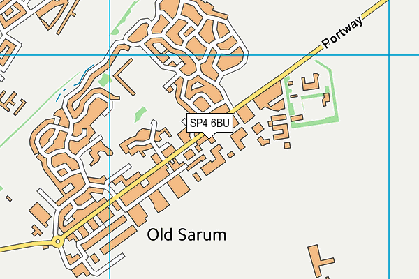 SP4 6BU map - OS VectorMap District (Ordnance Survey)