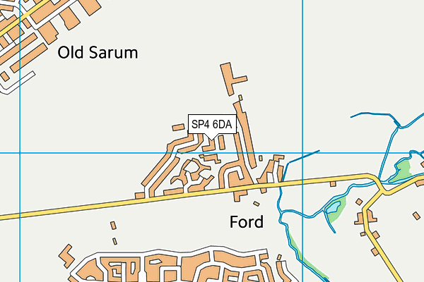 SP4 6DA map - OS VectorMap District (Ordnance Survey)