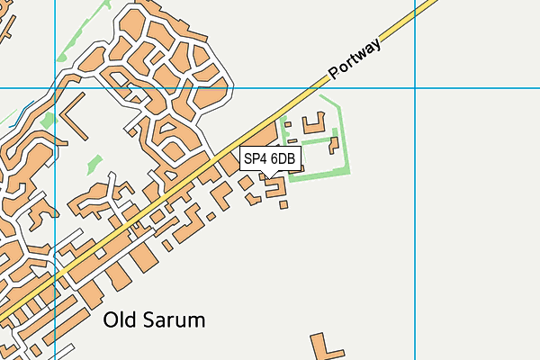 SP4 6DB map - OS VectorMap District (Ordnance Survey)