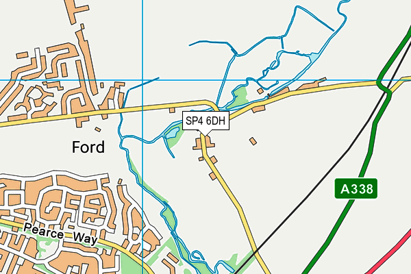 SP4 6DH map - OS VectorMap District (Ordnance Survey)
