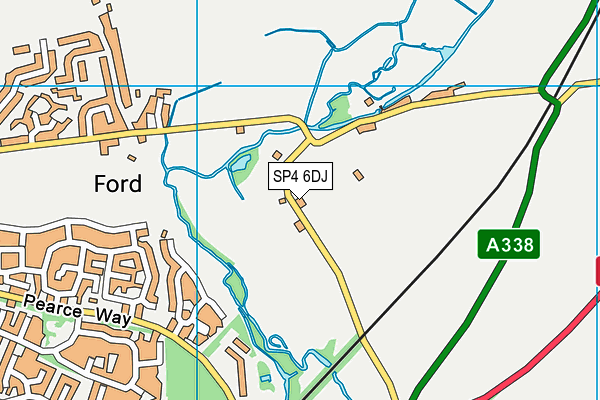 SP4 6DJ map - OS VectorMap District (Ordnance Survey)