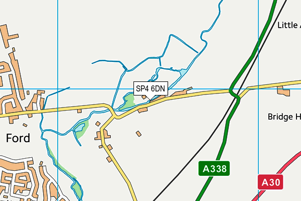 SP4 6DN map - OS VectorMap District (Ordnance Survey)