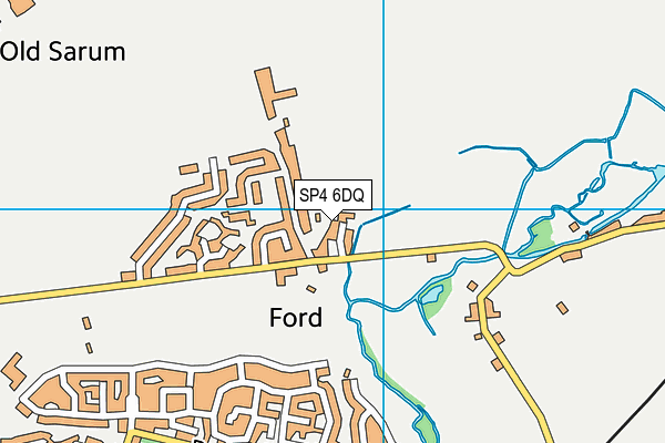 SP4 6DQ map - OS VectorMap District (Ordnance Survey)
