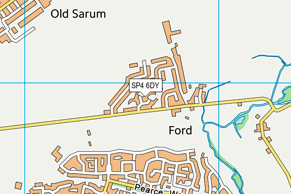 SP4 6DY map - OS VectorMap District (Ordnance Survey)