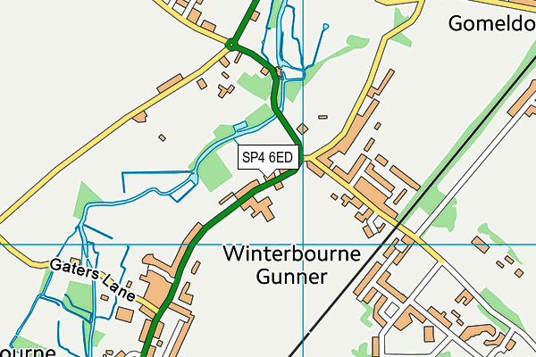 SP4 6ED map - OS VectorMap District (Ordnance Survey)