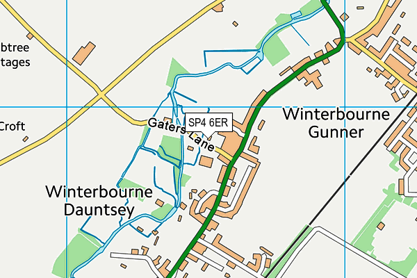 SP4 6ER map - OS VectorMap District (Ordnance Survey)